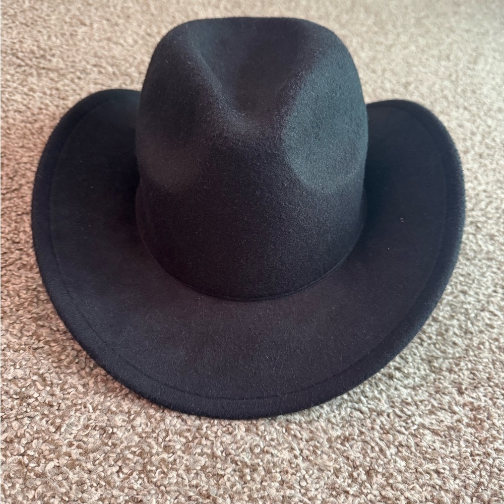 Black Felt Cowboy Hat